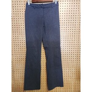 Women Charcoal Gray Heathered Dress Pants with Back Hem Zippers 32 Inseam